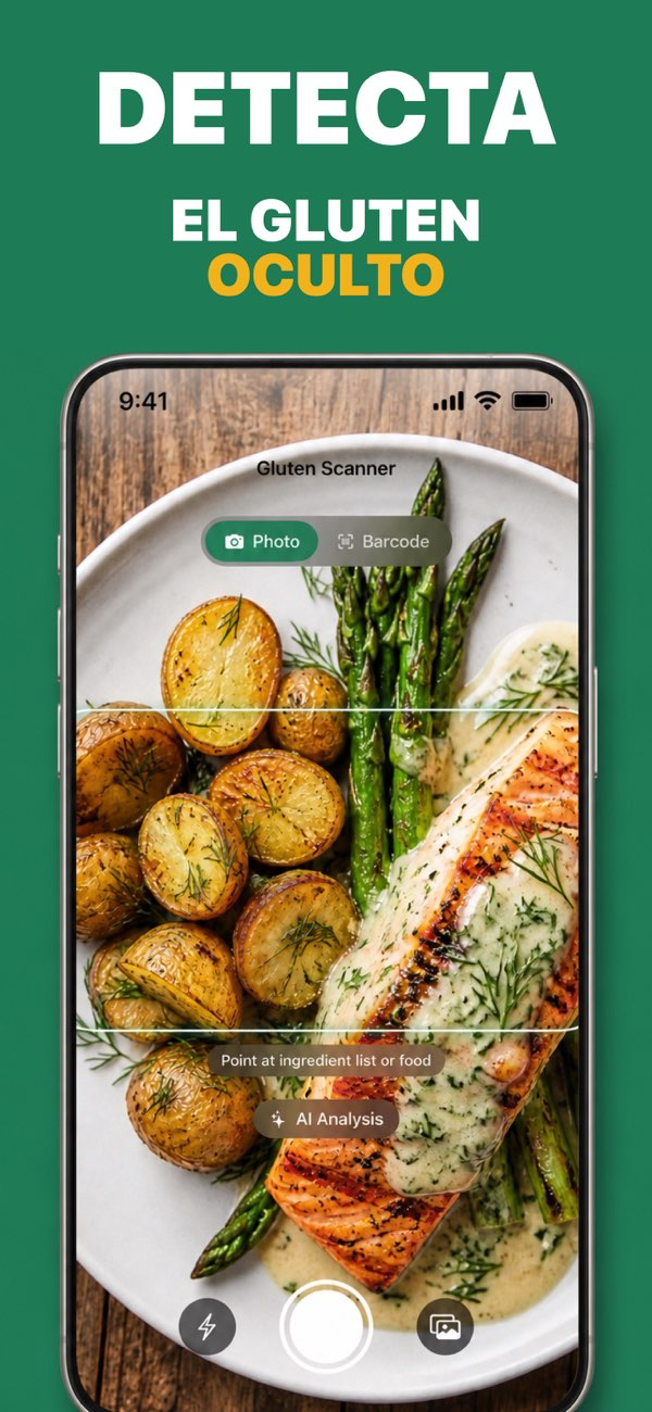 GF Scanner - Escaneo de ingredientes para detección de gluten